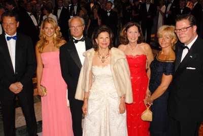 King Carl XVI Gustaf and Queen Silvia of Sweden host a gala for the World Childhood Foundation sponsored by the Volvo Ocean Race at the World Financial Center Winter Garden  on May 11, 2006. 
Credit:  �Stephanie Berger 
       